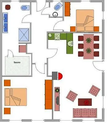 Daire Appartement Altes Pastorat 2